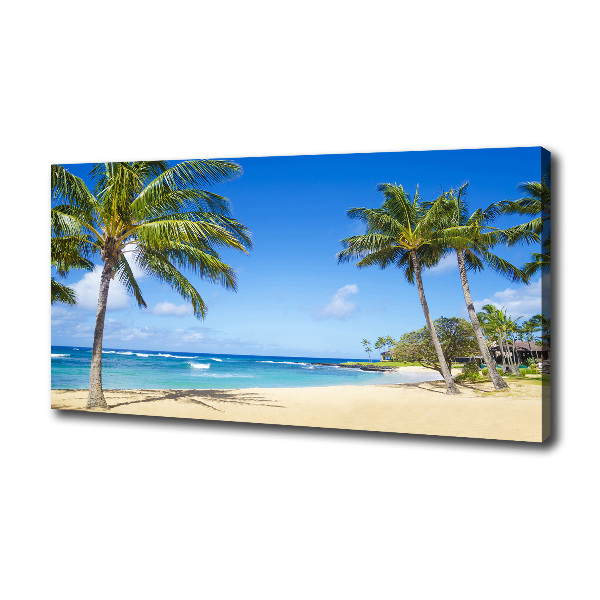 Canvas wall art Tropical beach