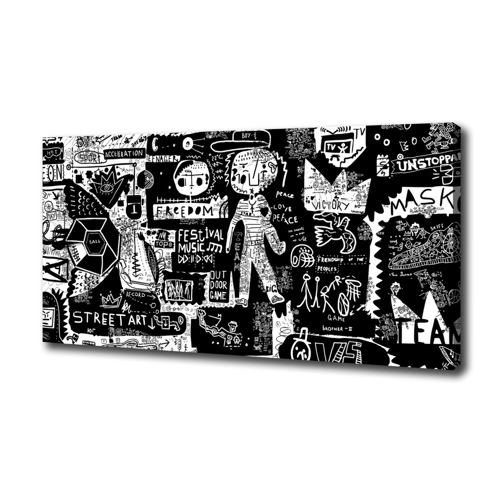 Canvas wall art Graffiti