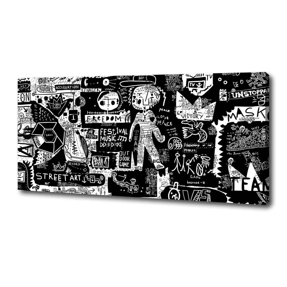 Canvas wall art Graffiti