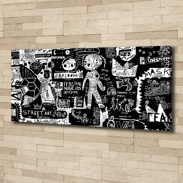 Canvas wall art Graffiti