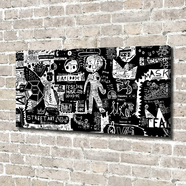 Canvas wall art Graffiti