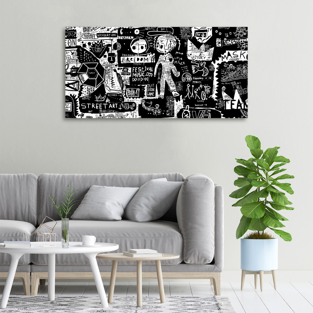 Canvas wall art Graffiti