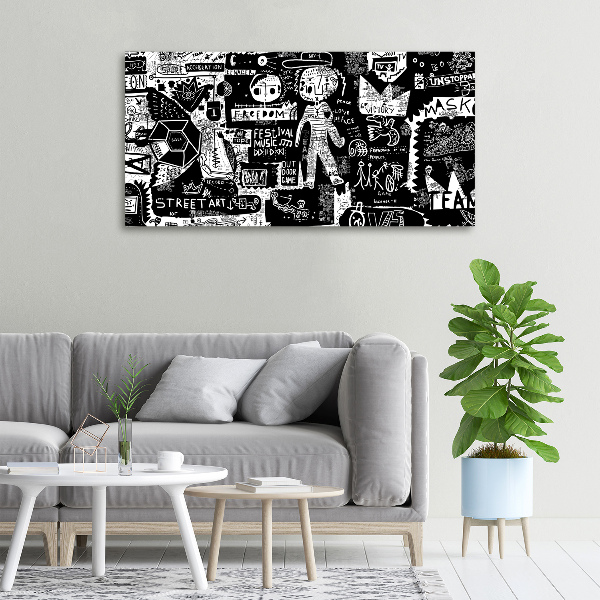 Canvas wall art Graffiti