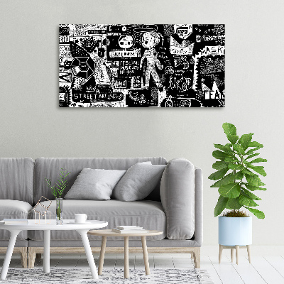 Canvas wall art Graffiti