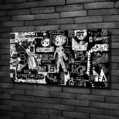 Canvas wall art Graffiti