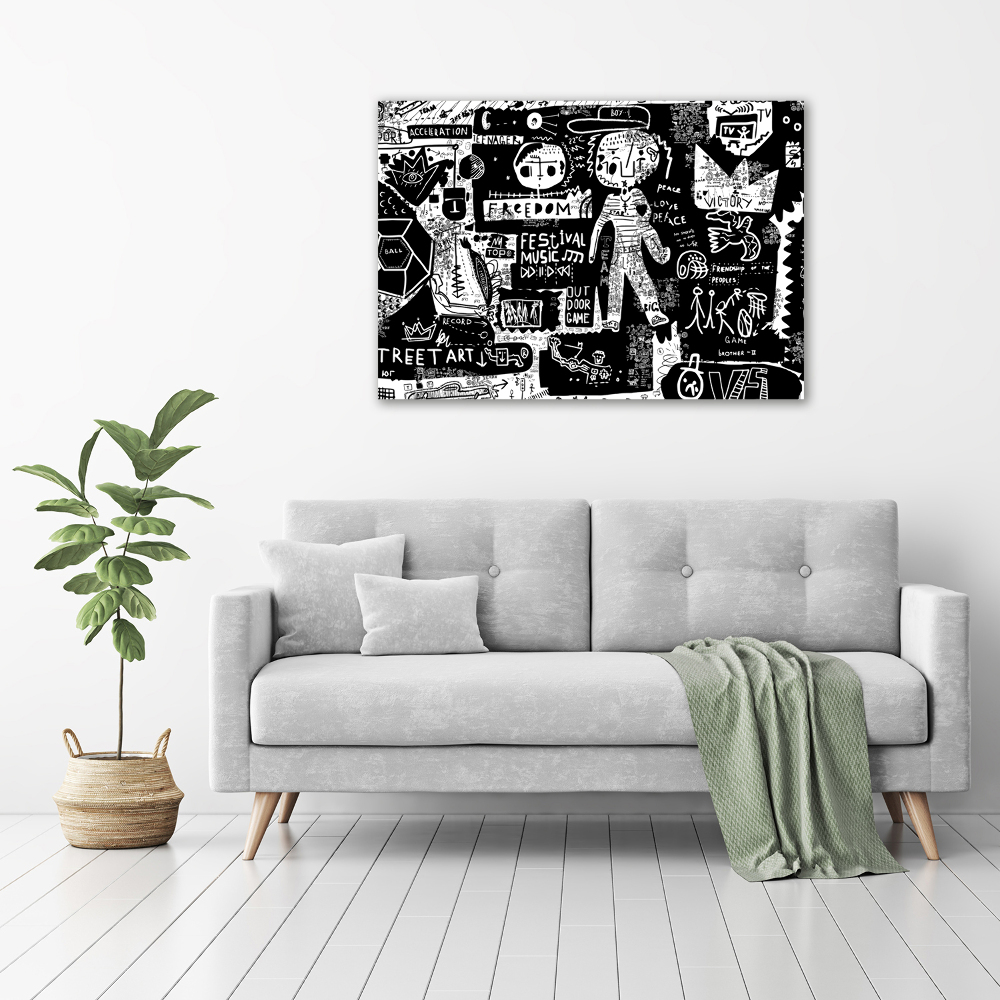 Canvas wall art Graffiti