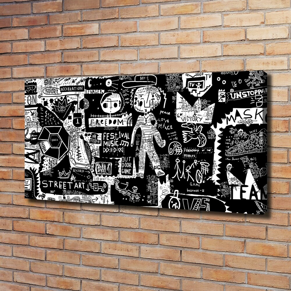 Canvas wall art Graffiti