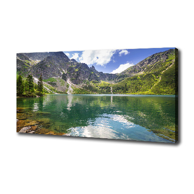 Canvas wall art Morskie Oko Tatry