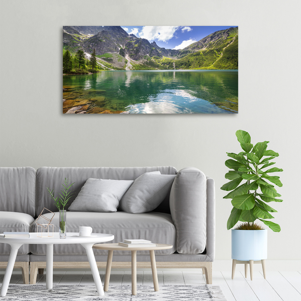 Canvas wall art Morskie Oko Tatry