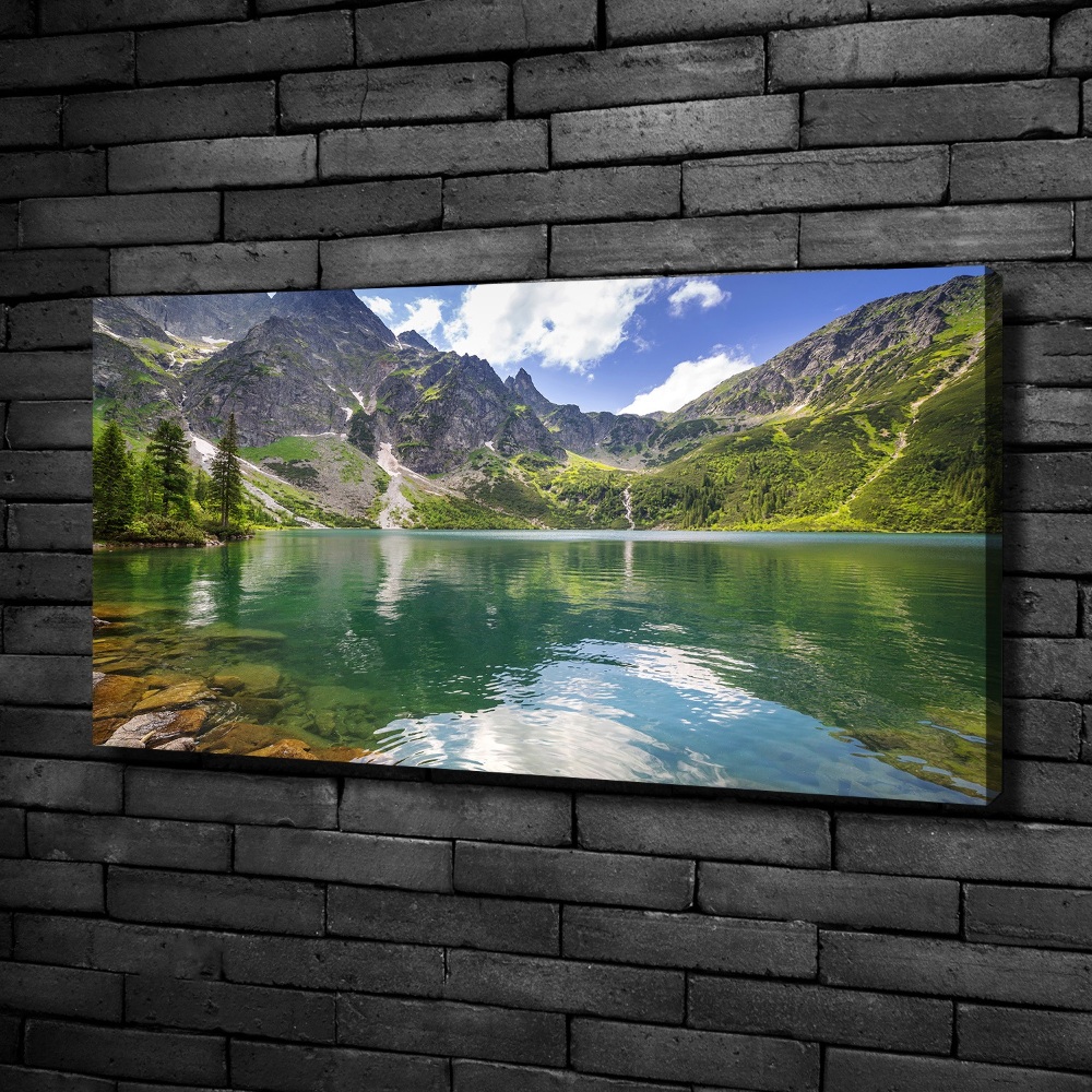 Canvas wall art Morskie Oko Tatry