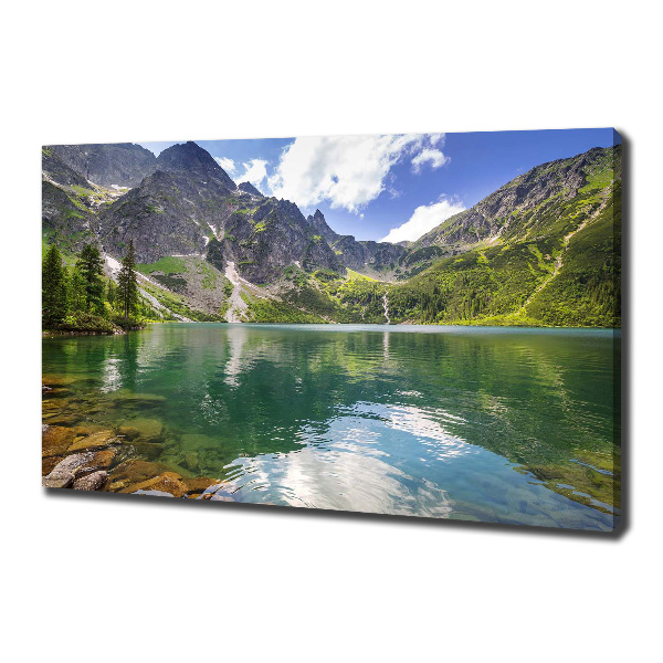 Canvas wall art Morskie Oko Tatry