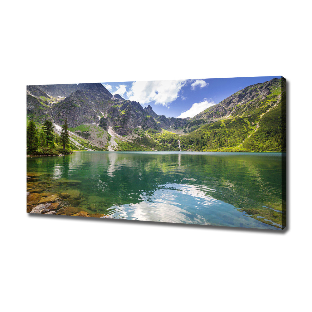 Canvas wall art Morskie Oko Tatry