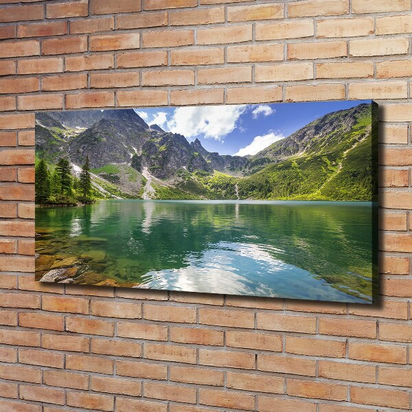 Canvas wall art Morskie Oko Tatry