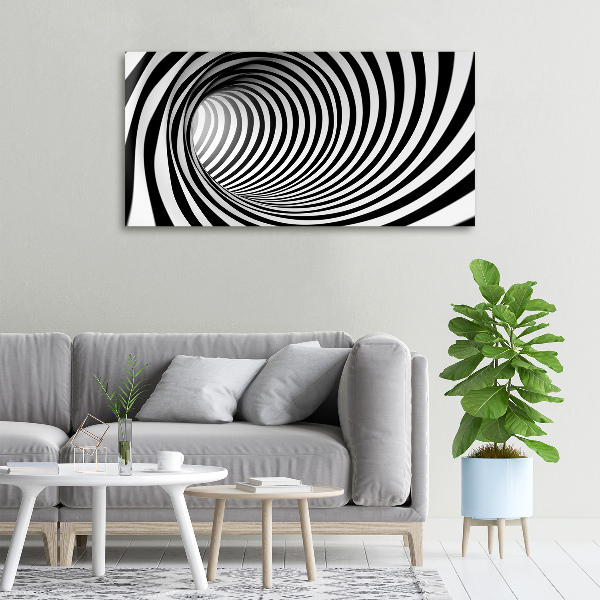 Canvas wall art 3D tunnel