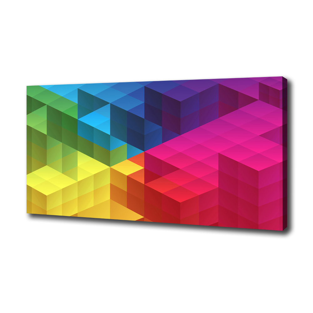 Canvas wall art Geometric background