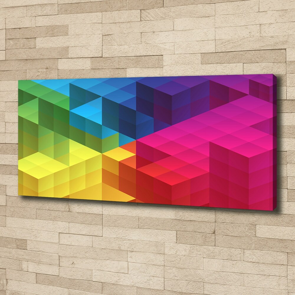 Canvas wall art Geometric background