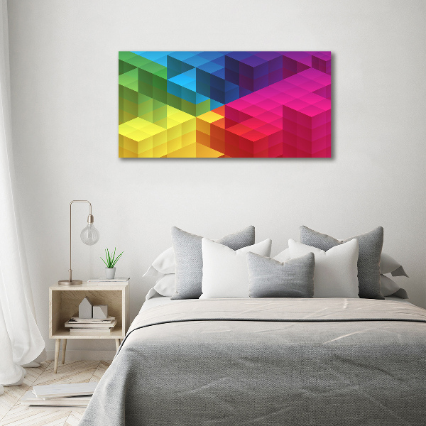 Canvas wall art Geometric background