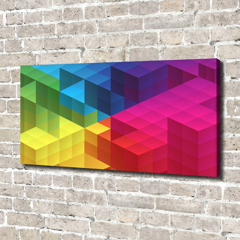 Canvas wall art Geometric background