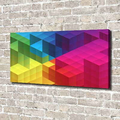 Canvas wall art Geometric background