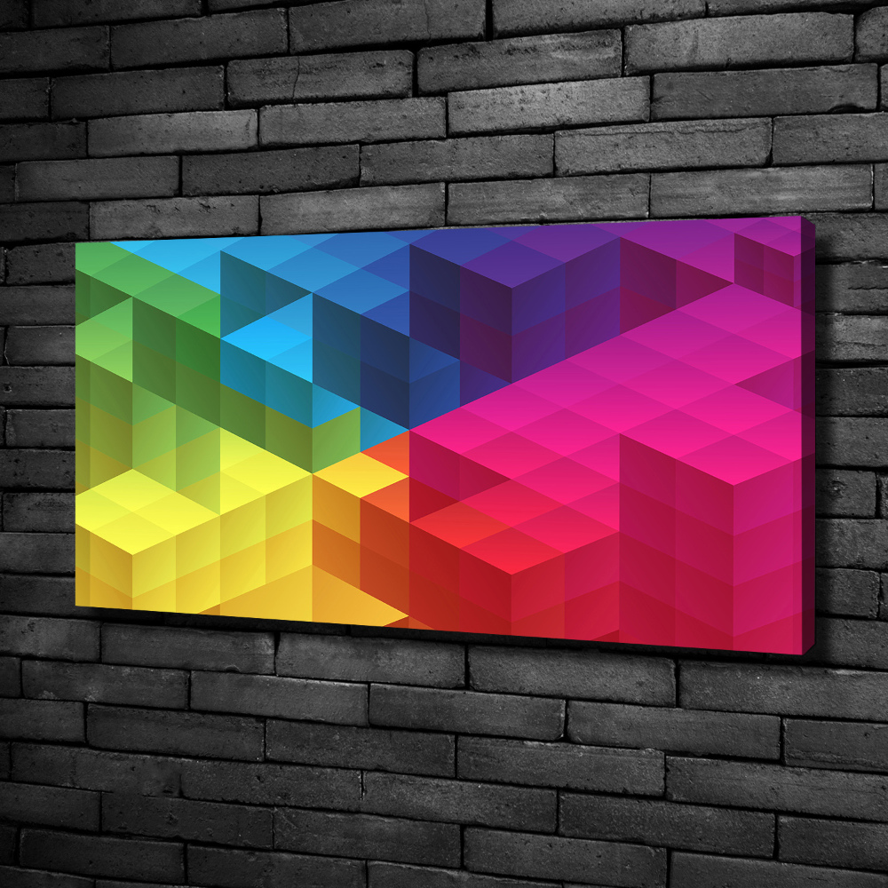 Canvas wall art Geometric background