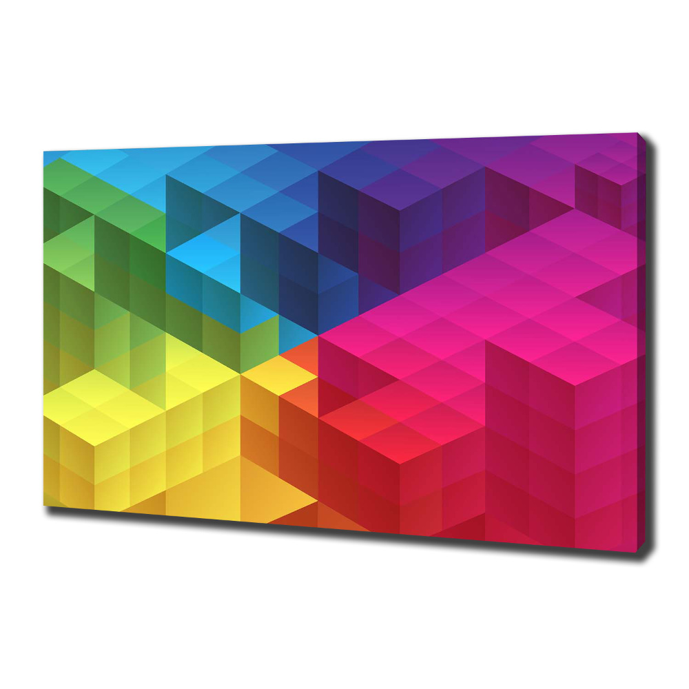 Canvas wall art Geometric background