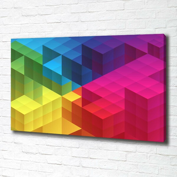 Canvas wall art Geometric background