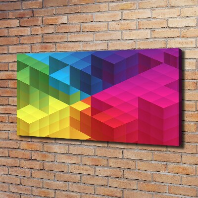 Canvas wall art Geometric background