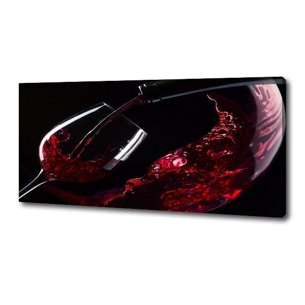 Canvas wall art Red wine