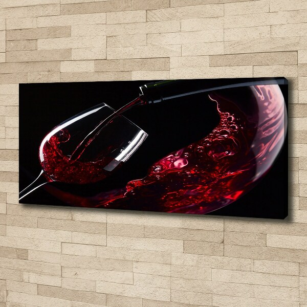 Canvas wall art Red wine