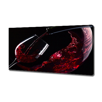 Canvas wall art Red wine