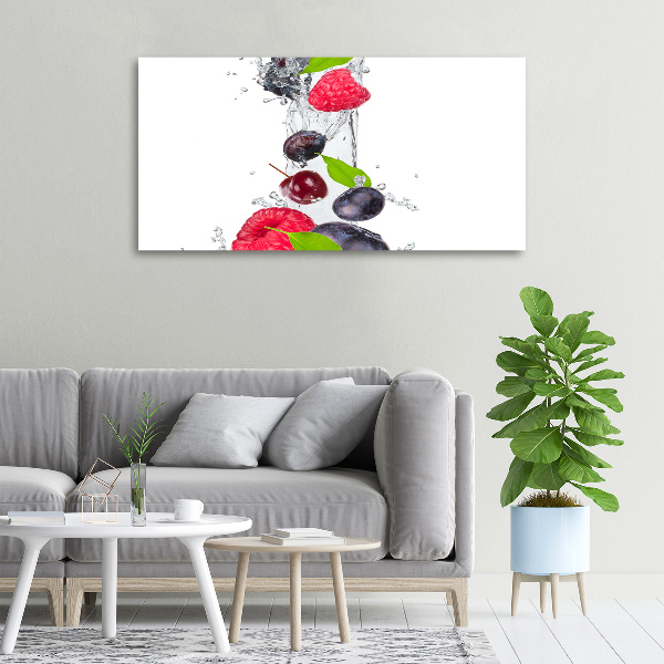 Canvas wall art Fruit and water