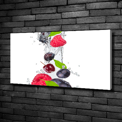 Canvas wall art Fruit and water