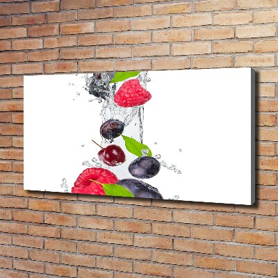 Canvas wall art Fruit and water