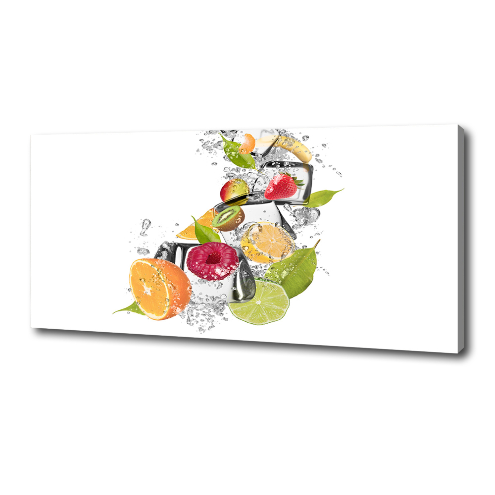 Canvas wall art Ice fruit