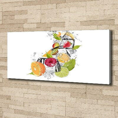 Canvas wall art Ice fruit