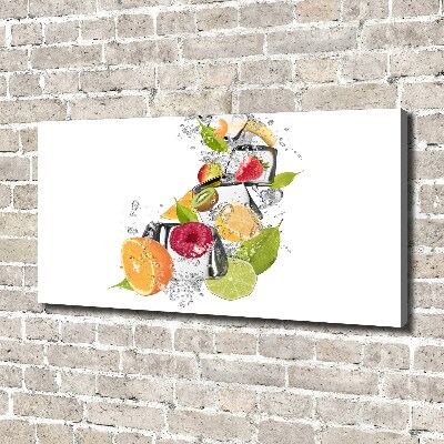 Canvas wall art Ice fruit