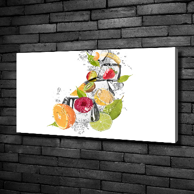 Canvas wall art Ice fruit