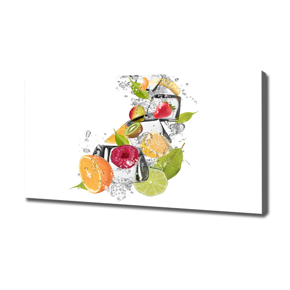 Canvas wall art Ice fruit