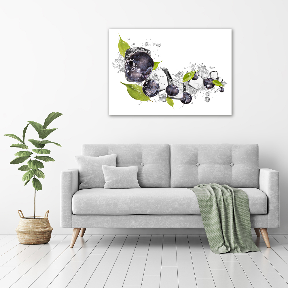 Canvas wall art Ice berries