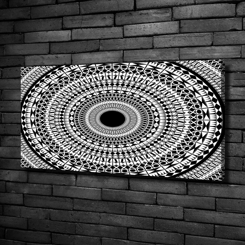 Canvas wall art Ornaments circle