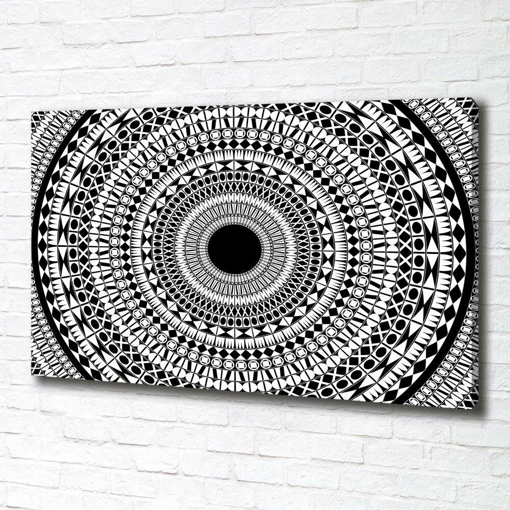 Canvas wall art Ornaments circle