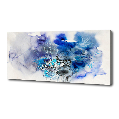 Canvas wall art Abstraction flowers