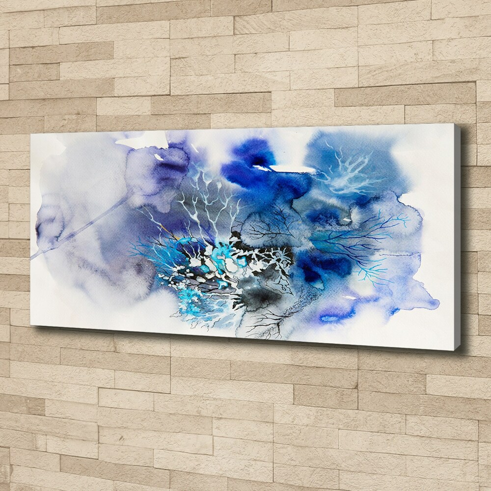 Canvas wall art Abstraction flowers