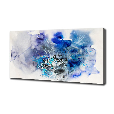 Canvas wall art Abstraction flowers