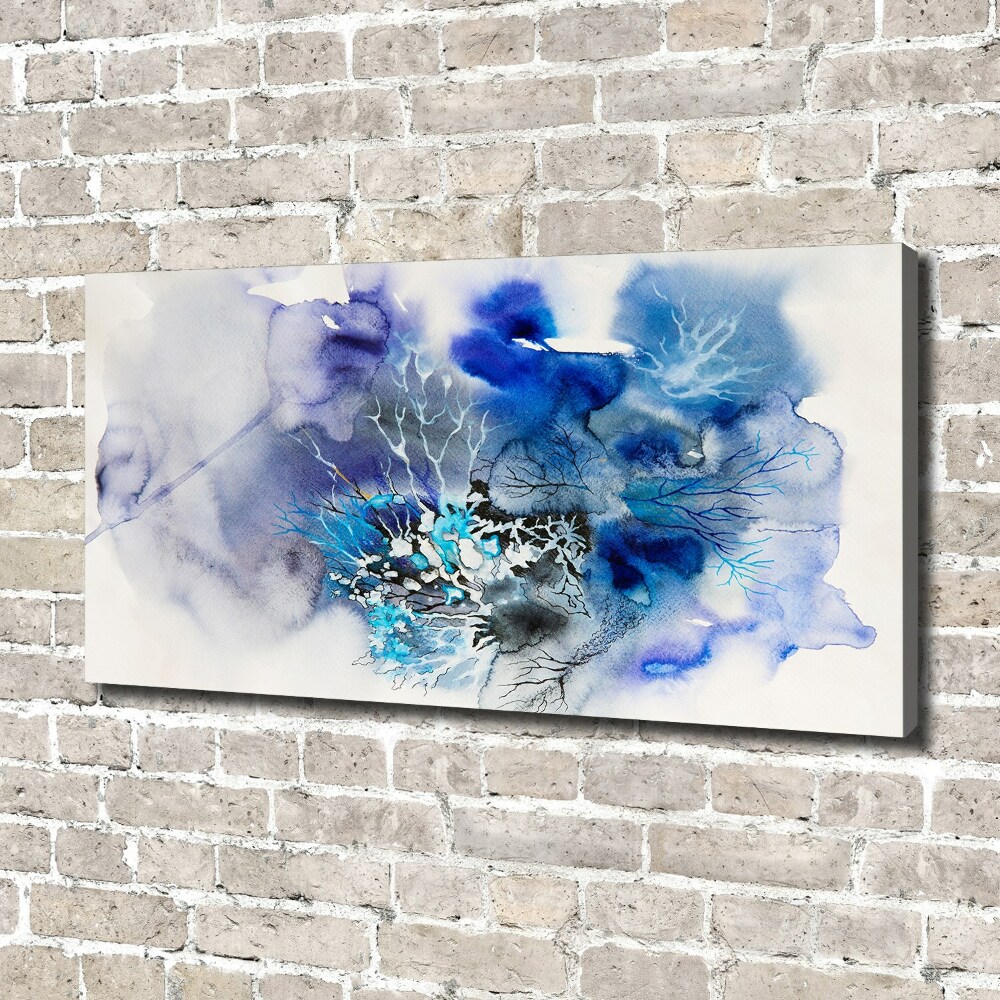 Canvas wall art Abstraction flowers