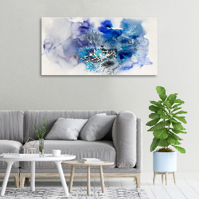 Canvas wall art Abstraction flowers