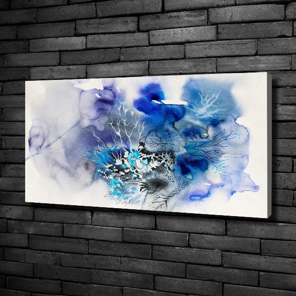 Canvas wall art Abstraction flowers