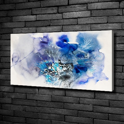 Canvas wall art Abstraction flowers