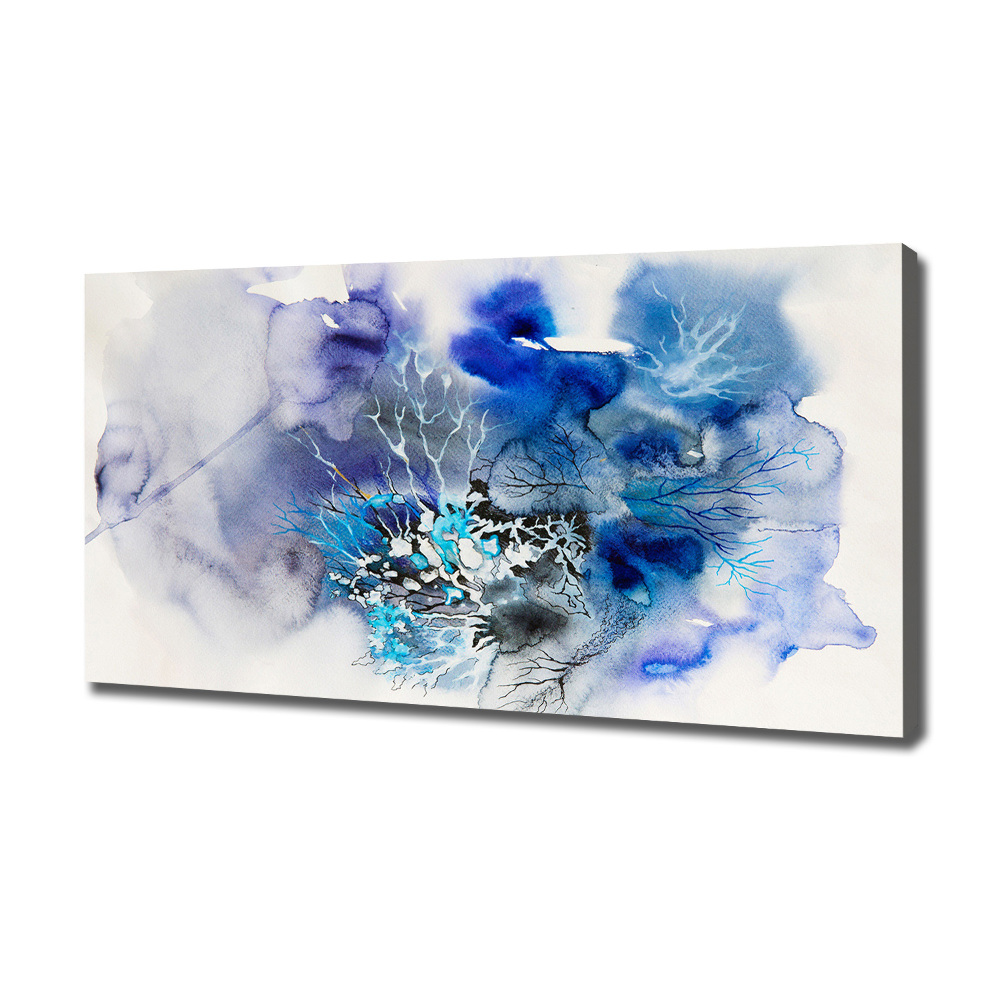 Canvas wall art Abstraction flowers