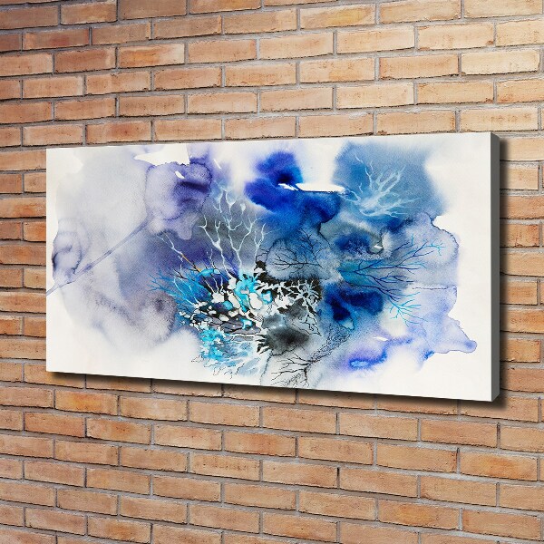 Canvas wall art Abstraction flowers